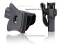 Preview: Holster für Glock 42 mit Paddle 360° Rotation